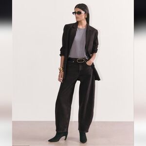 Everlane The Way High Curve Jean Black SZ 24